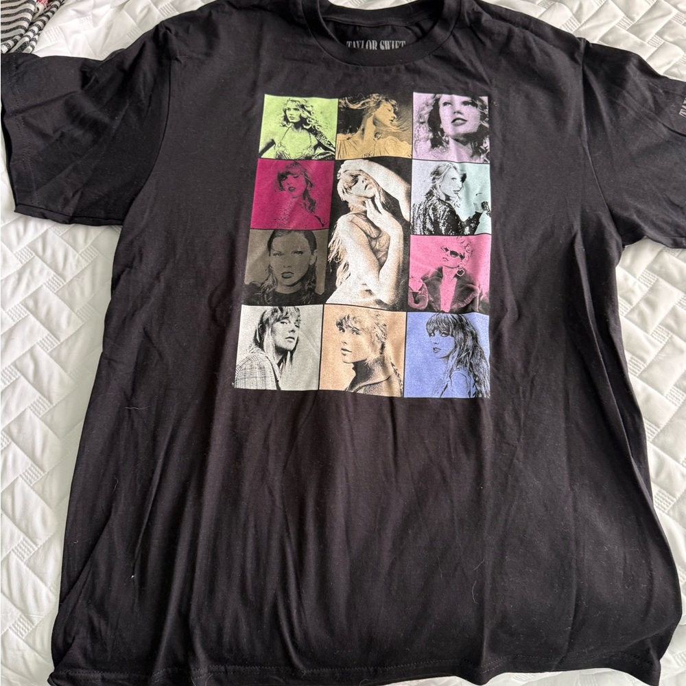Taylor Swift Eras Tour Black Graphic T-Shirt
